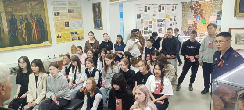 «Патриотическое мероприятие в честь ветерана Великой Отечественной войны Етобаева Арсения Михайловича».